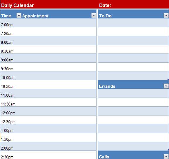 weekly planner sheets. Weekly Schedule Planner