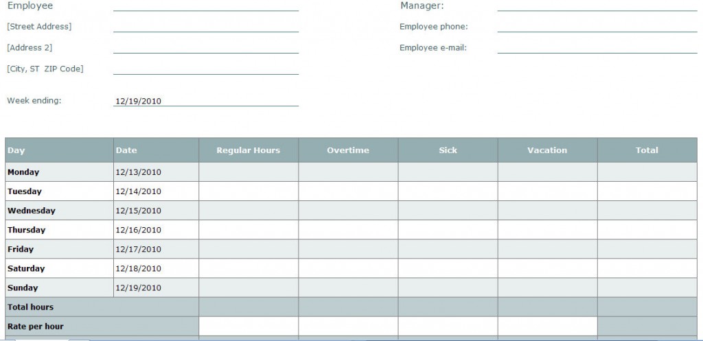 employee time sheets free. Blank Time Sheet Form