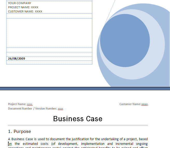 prince2 business case