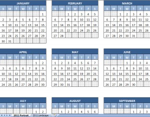 2011 Printable Calendar Template on 2011 Printable Calendar Yearly 300x233 Jpg