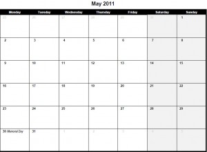 2011 Printable Calendar Template on Printable Pdf May 2011 Calendar Pdf Bookkeeping Excel Templates Xlsx