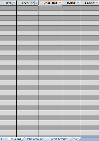 Excel Template For Business Accounting