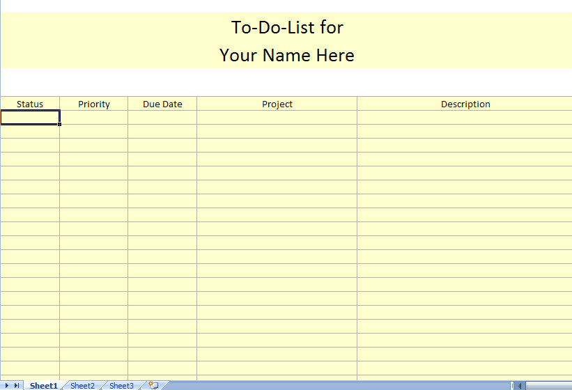 work to do list template | to do list for work
