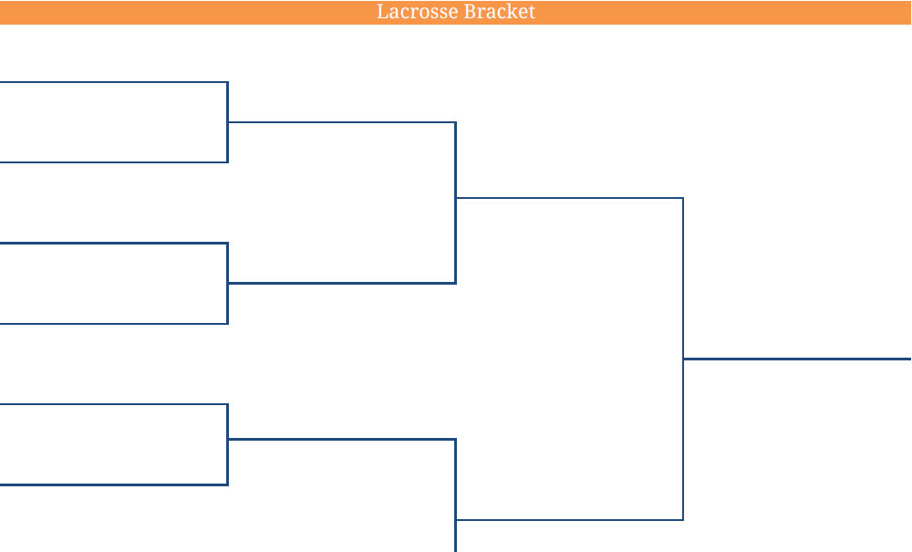 2011 Printable Blank PDF NCAA Lacrosse Bracket